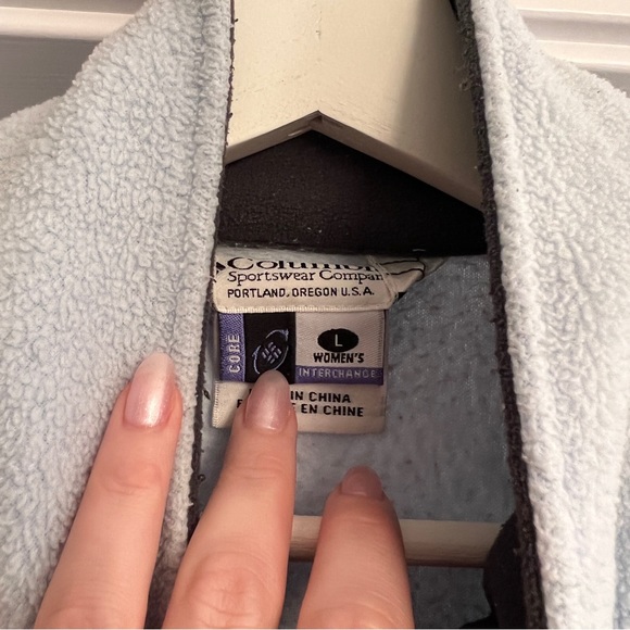 COLUMBIA super warm fleece zip up base - Picture 3 of 5